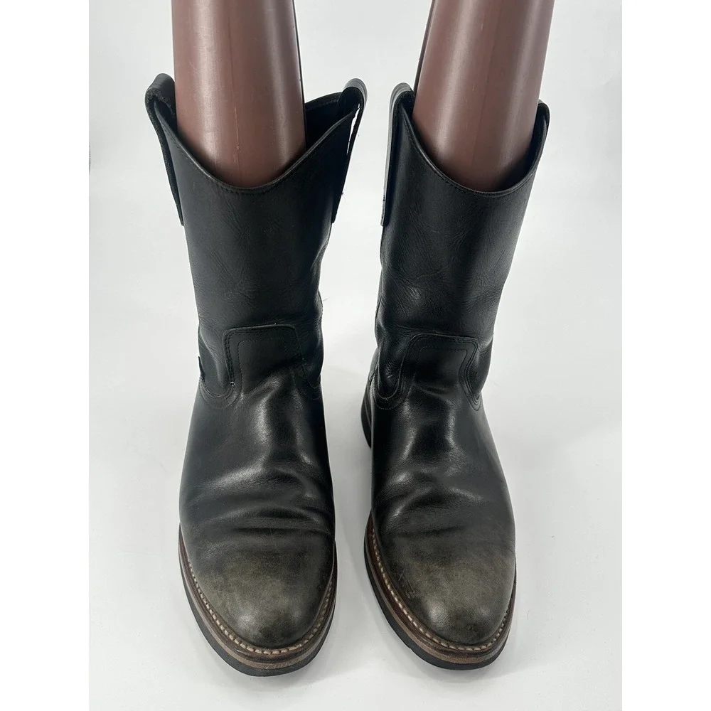 SILVER SPUR‎ MEN'S BOOTS BLACK SIZE 8.5